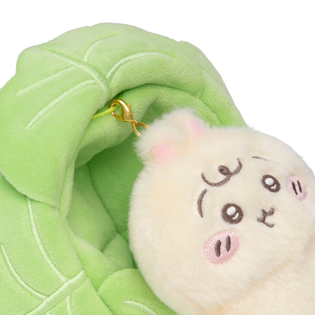 Chiikawa Baby系列 兔兔椰菜包 掛飾公仔 Baby Series Wrapped in Cabbage Plush Charm (Usagi) - TOYZHOLIC