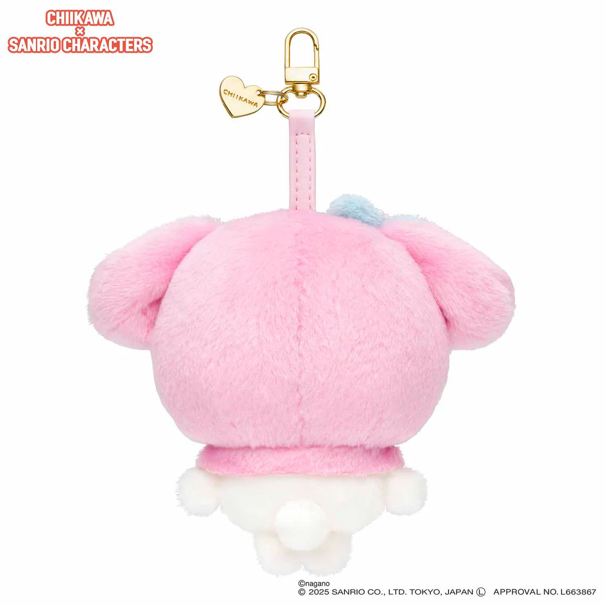Chiikawa x Sanrio Characters Kiramekko 掛飾公仔 Plush Keycharm