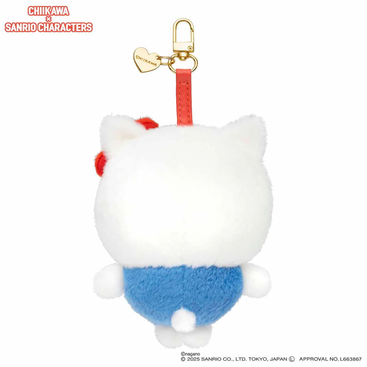 Chiikawa x Sanrio Characters Kiramekko 掛飾公仔 Plush Keycharm