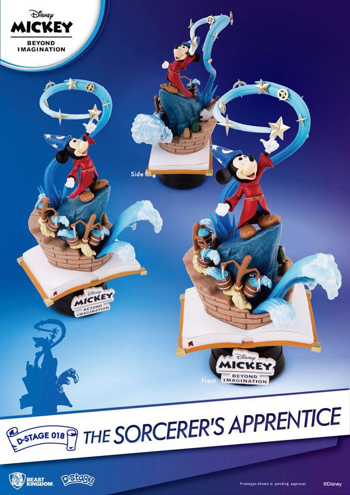 Beast Kingdom 野獸國 - Mickey Mouse 魔法師的學徒 The Sorcerer's Apprentice 擺設 (DS-018) - TOYZHOLIC