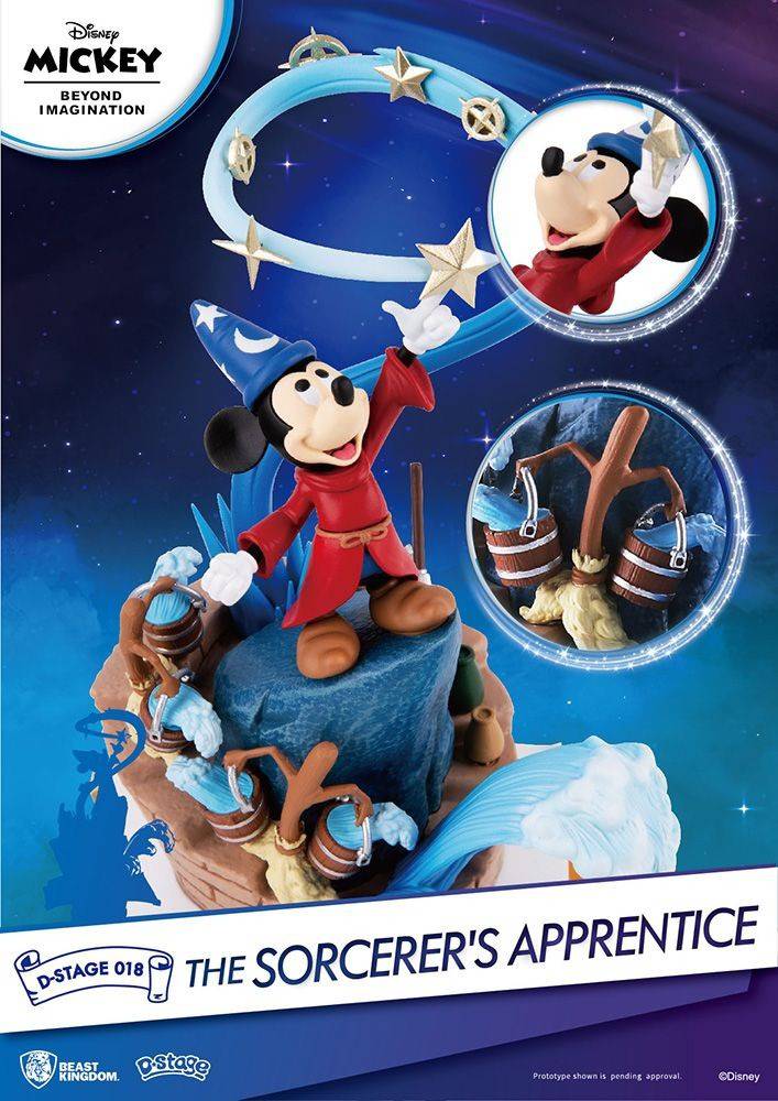 Beast Kingdom 野獸國 - Mickey Mouse 魔法師的學徒 The Sorcerer's Apprentice 擺設 (DS-018) - TOYZHOLIC