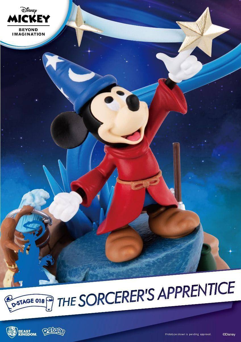 Beast Kingdom 野獸國 - Mickey Mouse 魔法師的學徒 The Sorcerer's Apprentice 擺設 (DS-018) - TOYZHOLIC