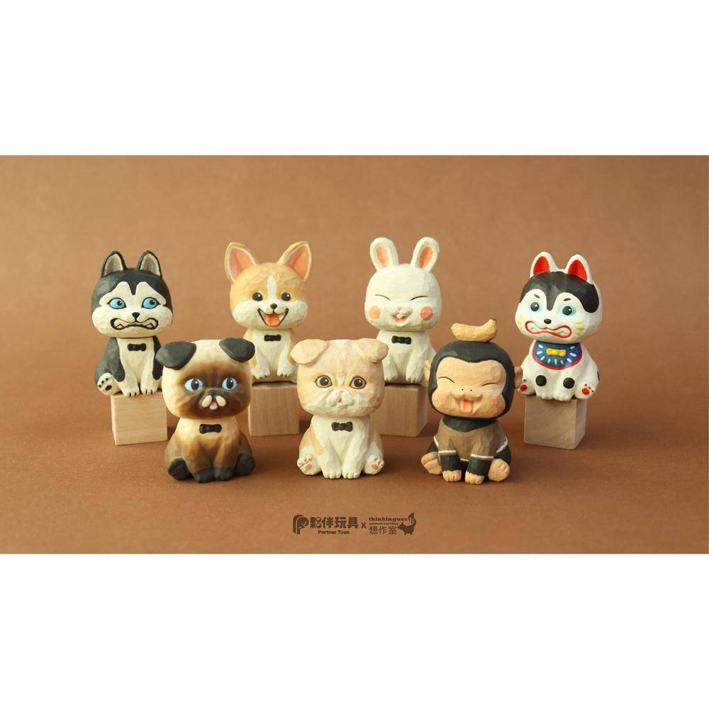Partner Toys 坐坐小動物系列 盲盒 （一盒六款，款式隨機）Sitting Animals Series Blind Box - TOYZHOLIC