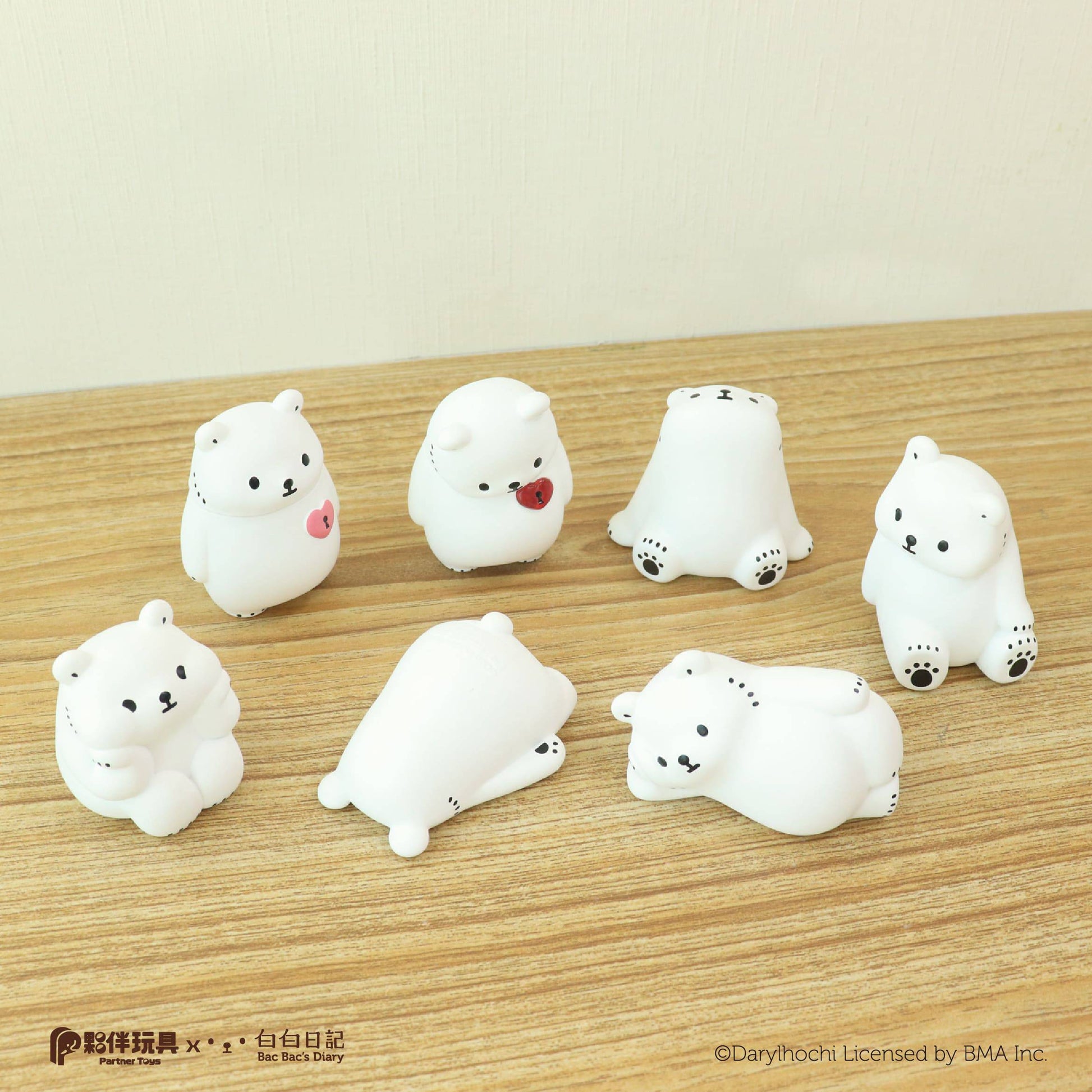 Partner Toys 心事白白系列 盲盒（一盒五/六款，款式隨機）BacBac Is thinking about... Series Blind Box - TOYZHOLIC