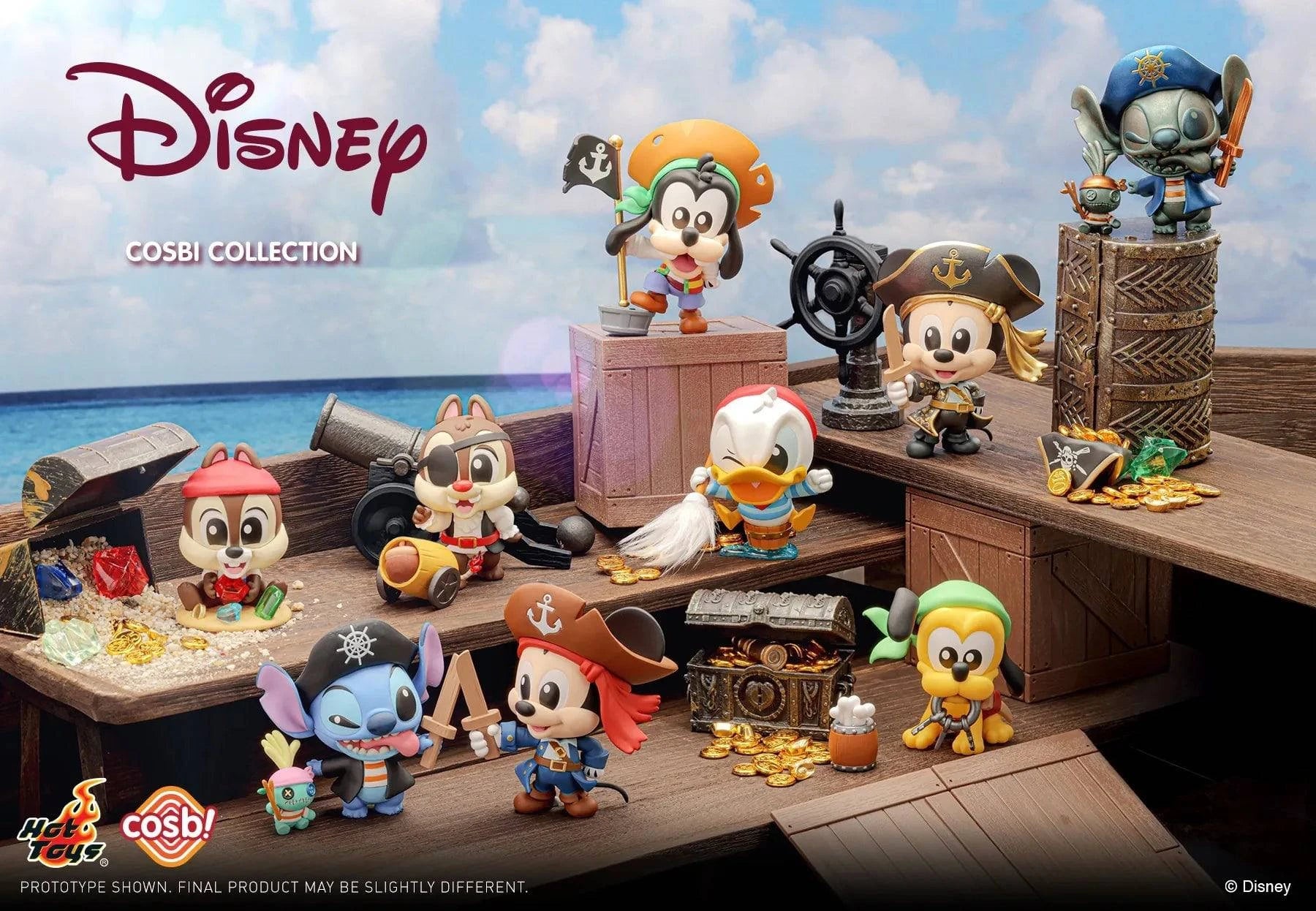 Hot Toys Disney 米奇與好友 海盜系列 盲盒（一盒八款，款式隨機）Mickey & Friends Pirate Cosbi Collection Blind Box - TOYZHOLIC
