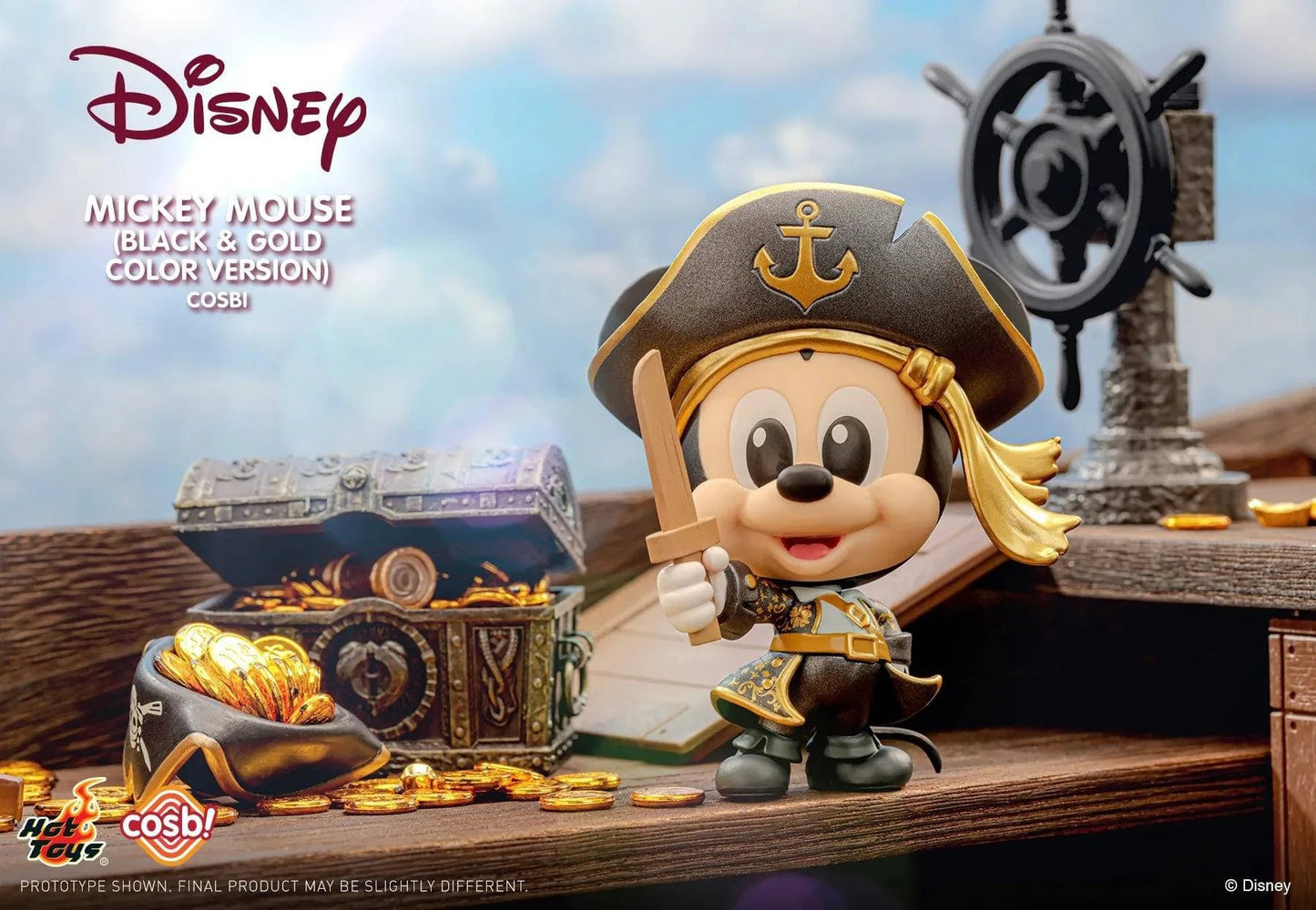 Hot Toys Disney 米奇與好友 海盜系列 盲盒（一盒八款，款式隨機）Mickey & Friends Pirate Cosbi Collection Blind Box - TOYZHOLIC