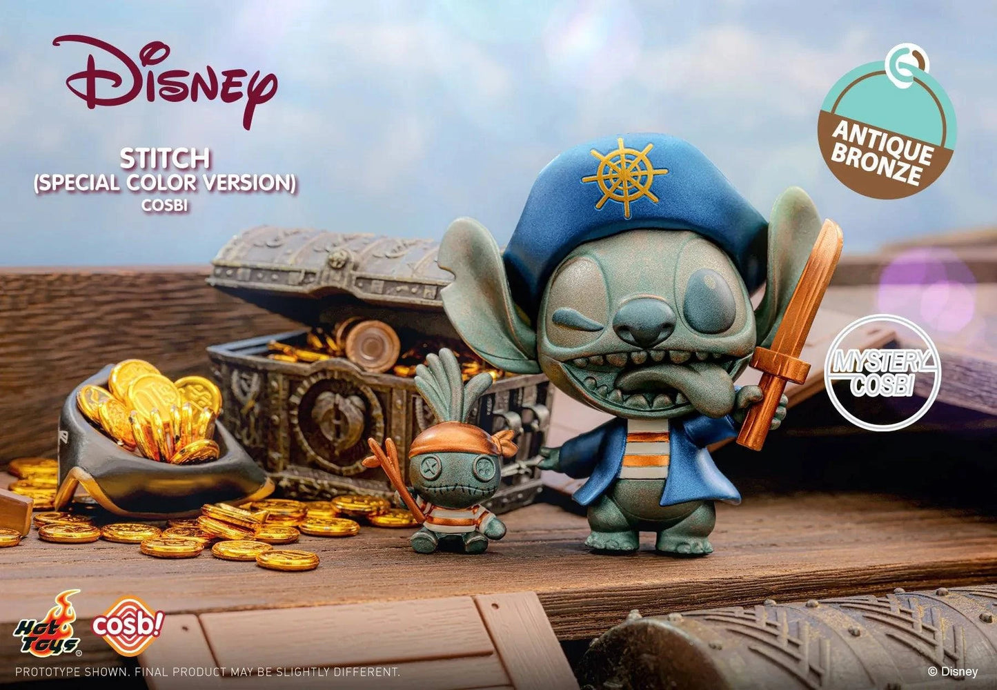 Hot Toys Disney 米奇與好友 海盜系列 盲盒（一盒八款，款式隨機）Mickey & Friends Pirate Cosbi Collection Blind Box - TOYZHOLIC