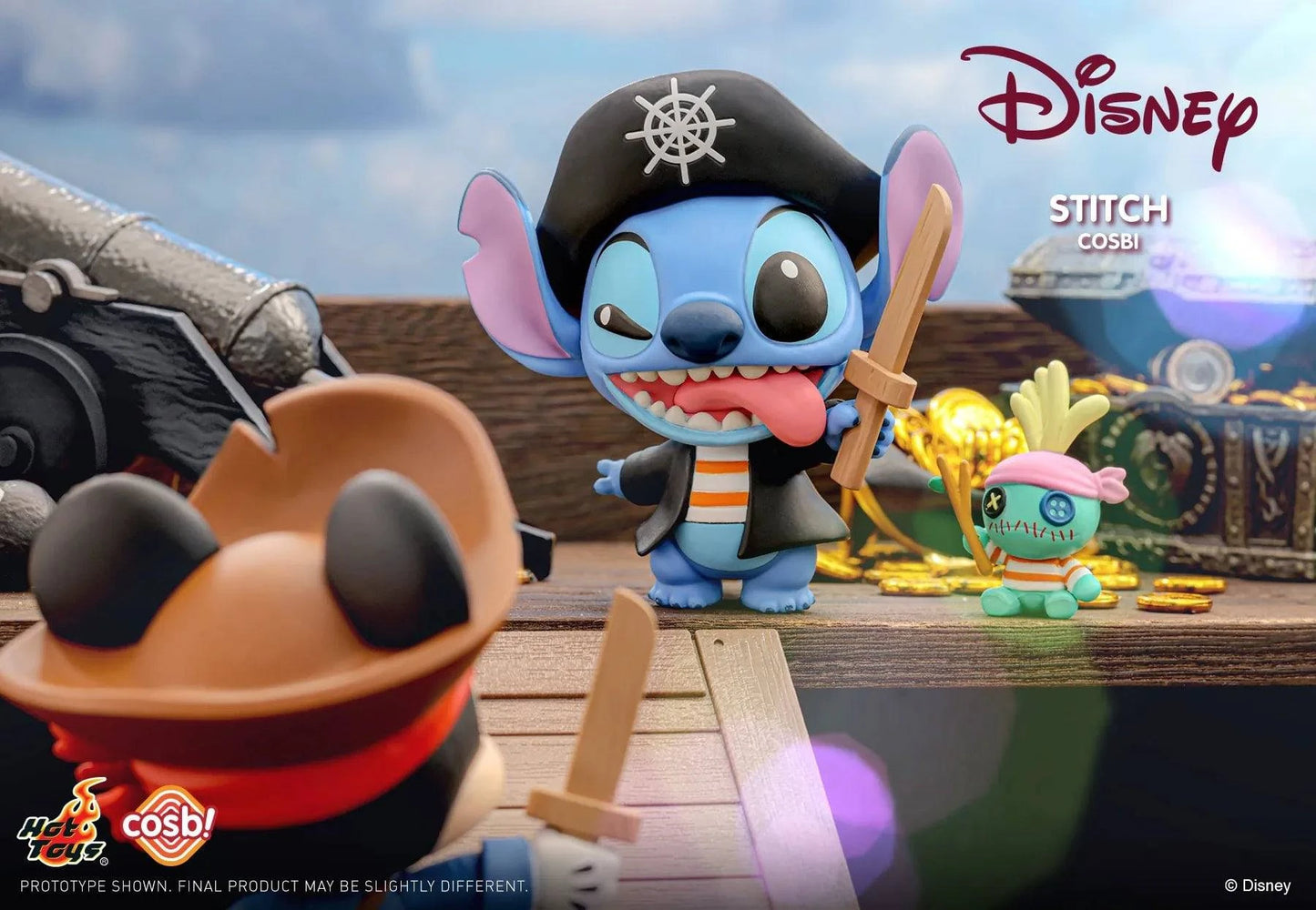 Hot Toys Disney 米奇與好友 海盜系列 盲盒（一盒八款，款式隨機）Mickey & Friends Pirate Cosbi Collection Blind Box - TOYZHOLIC