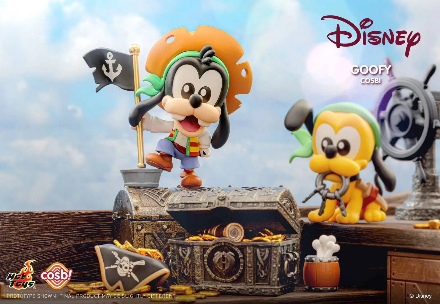 Hot Toys Disney 米奇與好友 海盜系列 盲盒（一盒八款，款式隨機）Mickey & Friends Pirate Cosbi Collection Blind Box - TOYZHOLIC
