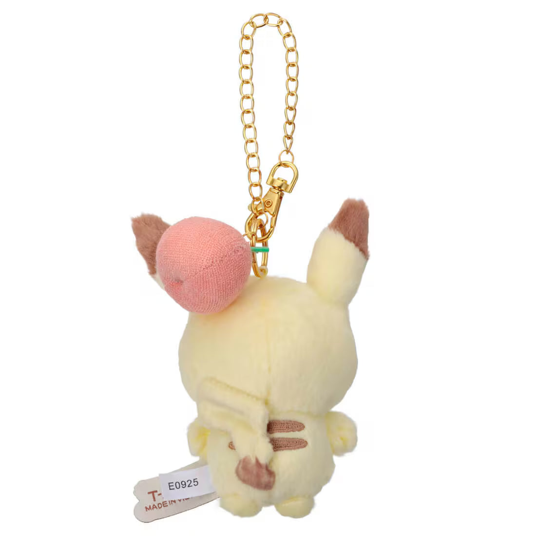 Pokemon PokéPeace 蘋果比卡超掛飾公仔 Pikachu with Apple Plush Charm - TOYZHOLIC