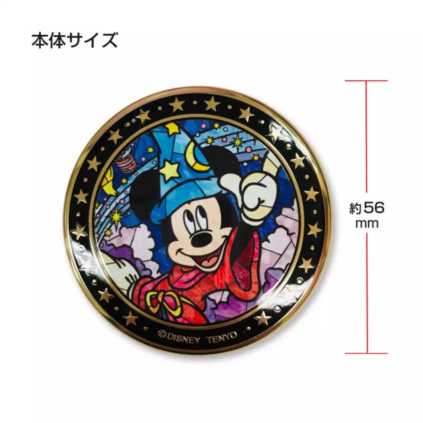 Disney 迪士尼人物金徽章盲盒 (一盒十款，款式隨機）24K Gold-Plated Badge Disney Character Series 1 Blind Box - TOYZHOLIC