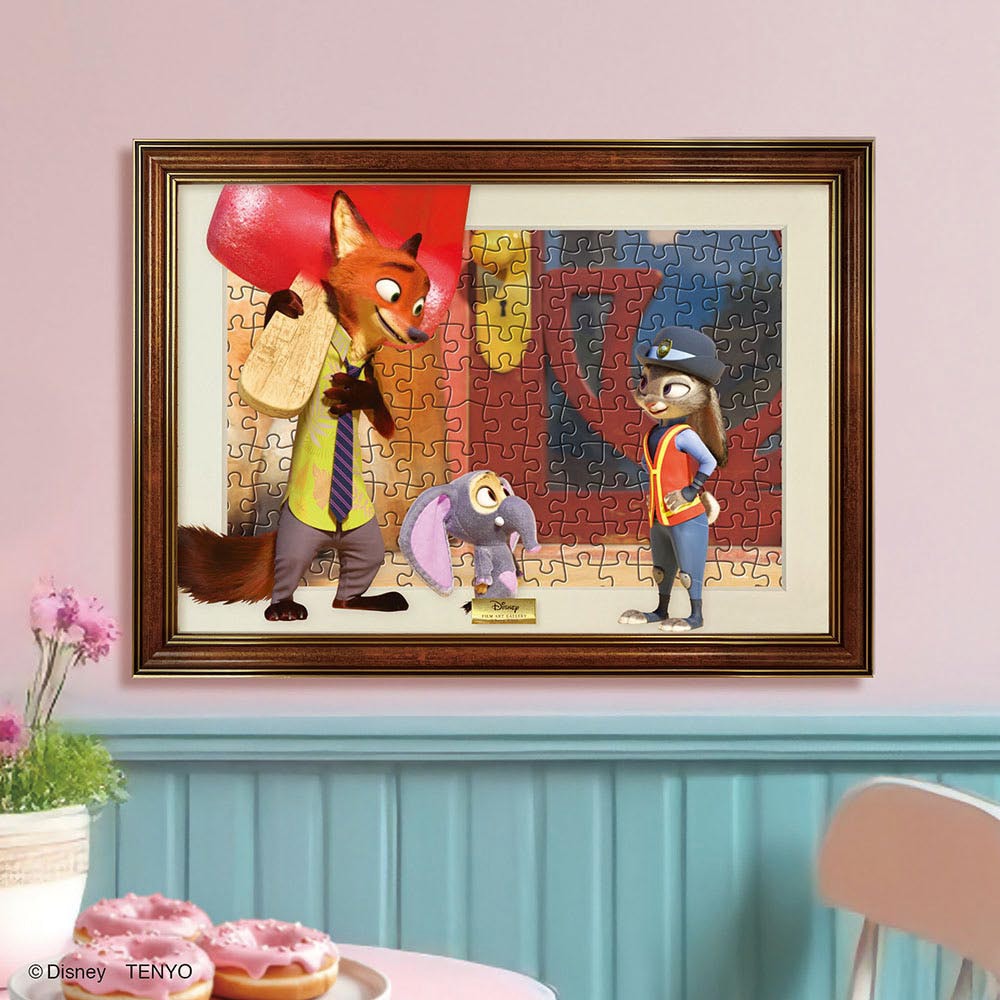 Disney 優獸大都會 電影場面 200塊砌圖連框  Film Art Gallery Zootopia Jigsaw Puzzle with Frame (200pcs)