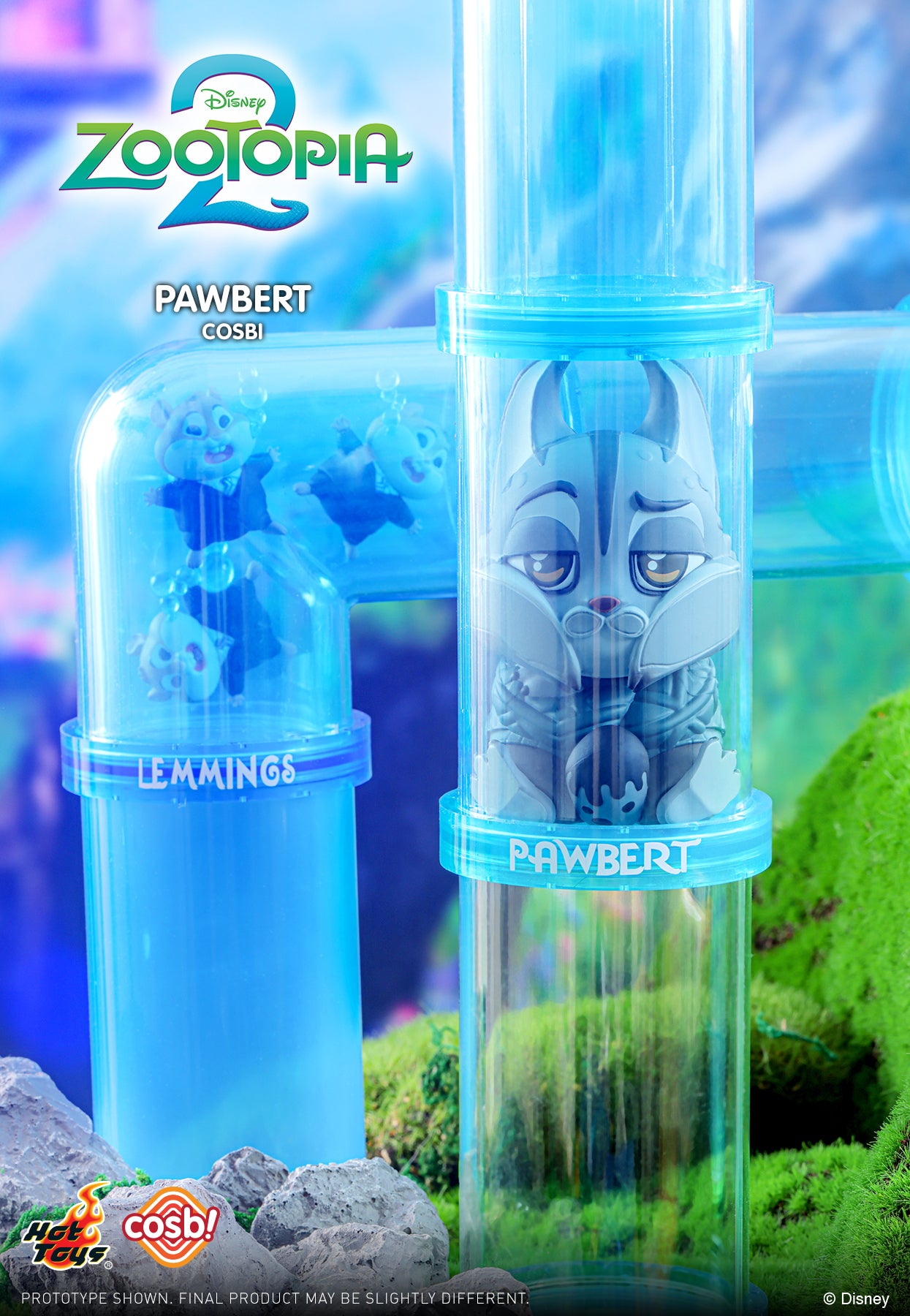 Hot Toys Disney 優獸大都會2 Cosbi系列 盲盒（一盒八款，款式隨機）Zootopia2 Cosbi Collection Blind Box - TOYZHOLIC