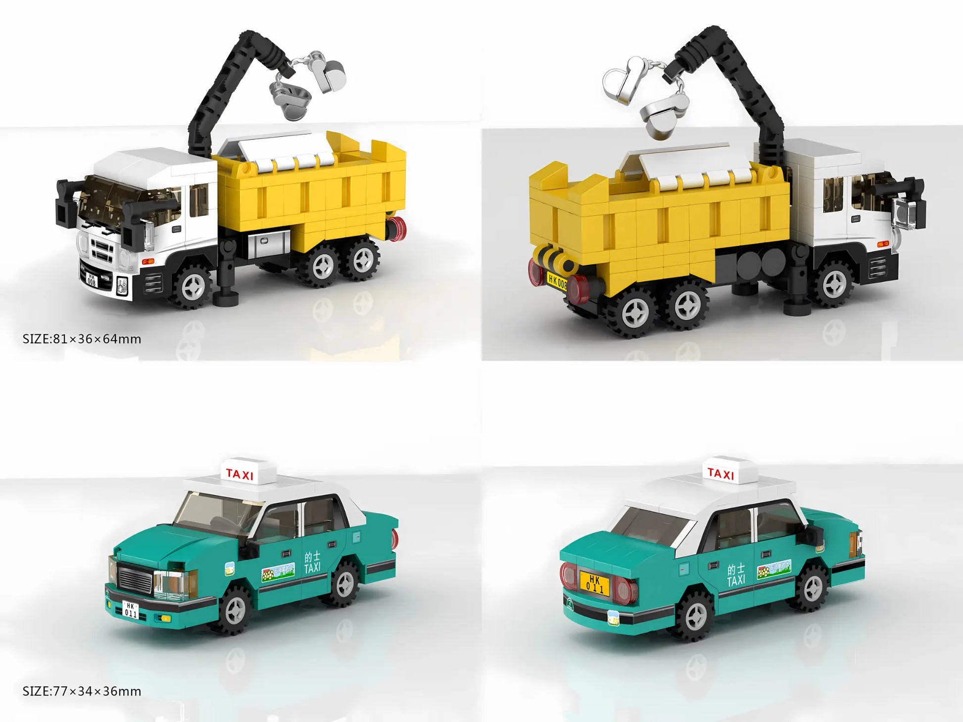 Loz 香港迷你積木車 盲盒 - 第二季 Hong Kong Mini Brick Cars Blind Box - Season 2（一盒6款，款式隨機) - TOYZHOLIC