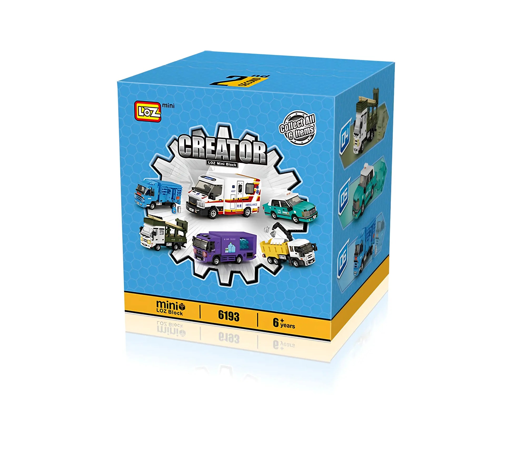 Loz 香港迷你積木車 盲盒 - 第二季 Hong Kong Mini Brick Cars Blind Box - Season 2（一盒6款，款式隨機) - TOYZHOLIC