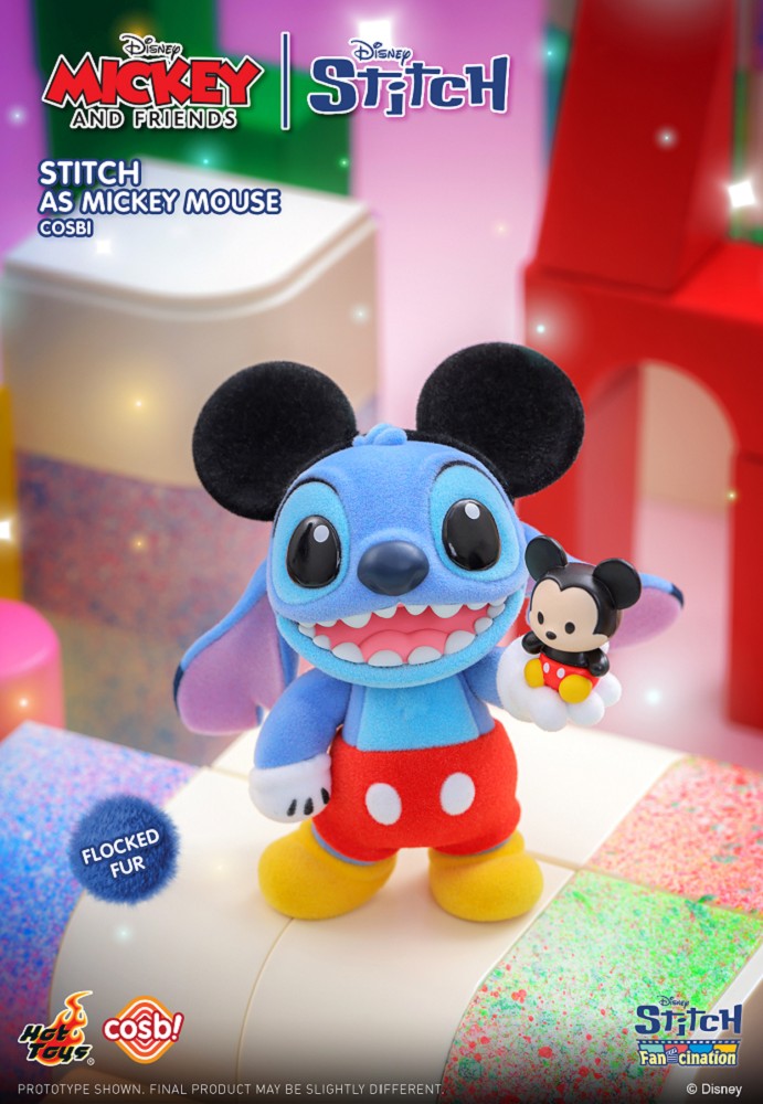 Hot Toys Disney Mickey & Friends X 史迪仔 Cosbi系列 盲盒（一盒八款，款式隨機）Mickey & Friends X Stitch Cosbi Collection Blind Box