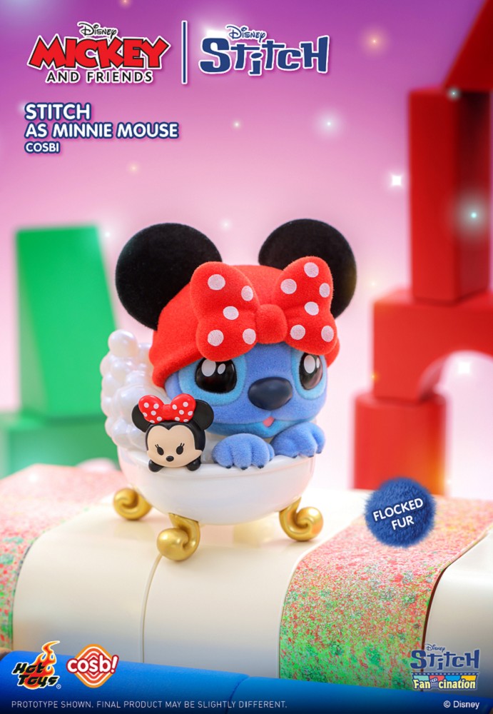 Hot Toys Disney Mickey & Friends X 史迪仔 Cosbi系列 盲盒（一盒八款，款式隨機）Mickey & Friends X Stitch Cosbi Collection Blind Box
