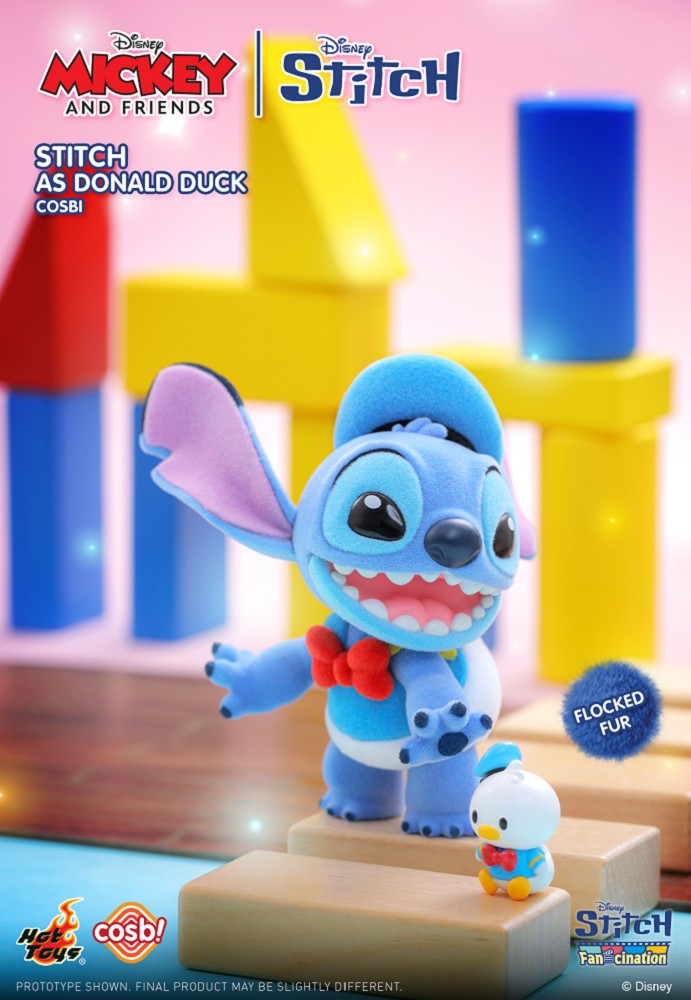 Hot Toys Disney Mickey & Friends X 史迪仔 Cosbi系列 盲盒（一盒八款，款式隨機）Mickey & Friends X Stitch Cosbi Collection Blind Box