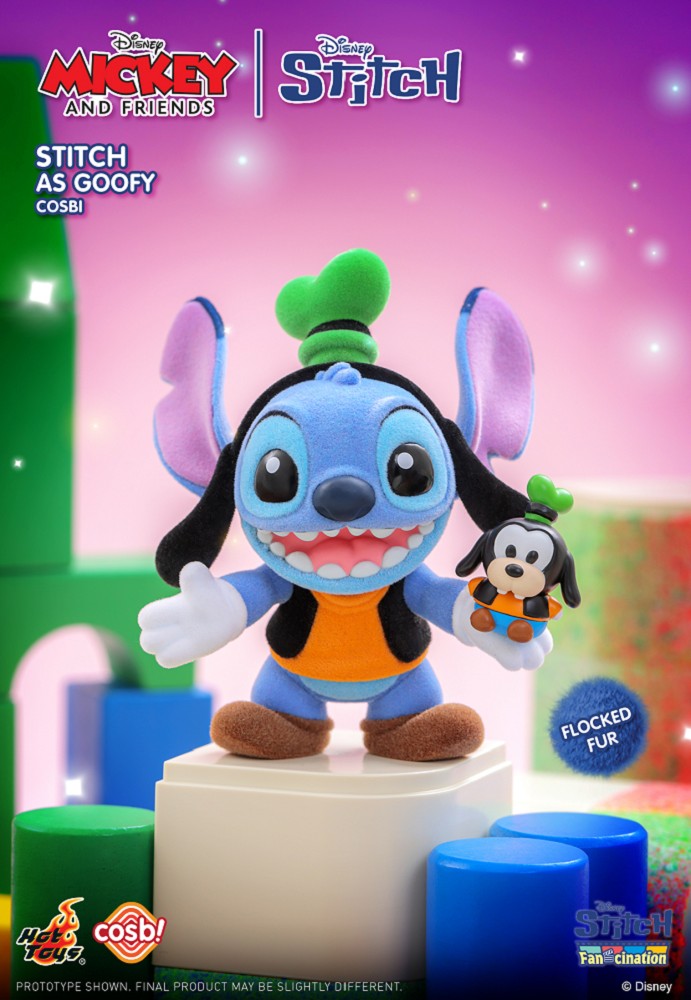 Hot Toys Disney Mickey & Friends X 史迪仔 Cosbi系列 盲盒（一盒八款，款式隨機）Mickey & Friends X Stitch Cosbi Collection Blind Box
