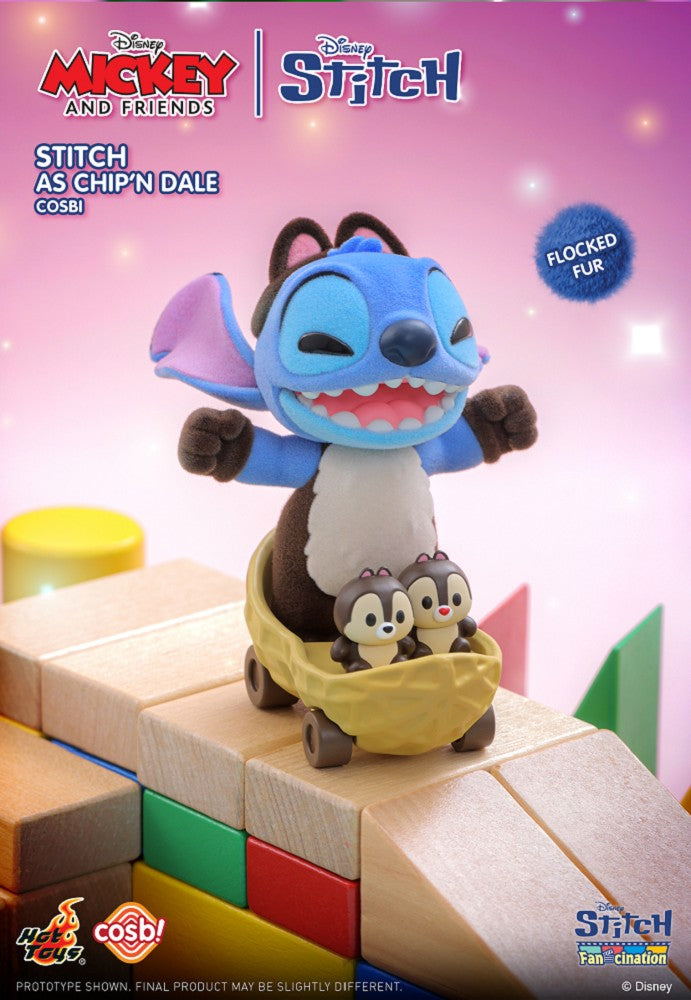 Hot Toys Disney Mickey & Friends X 史迪仔 Cosbi系列 盲盒（一盒八款，款式隨機）Mickey & Friends X Stitch Cosbi Collection Blind Box