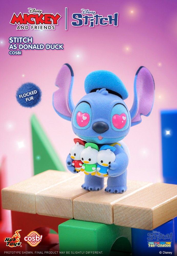 Hot Toys Disney Mickey & Friends X 史迪仔 Cosbi系列 盲盒（一盒八款，款式隨機）Mickey & Friends X Stitch Cosbi Collection Blind Box