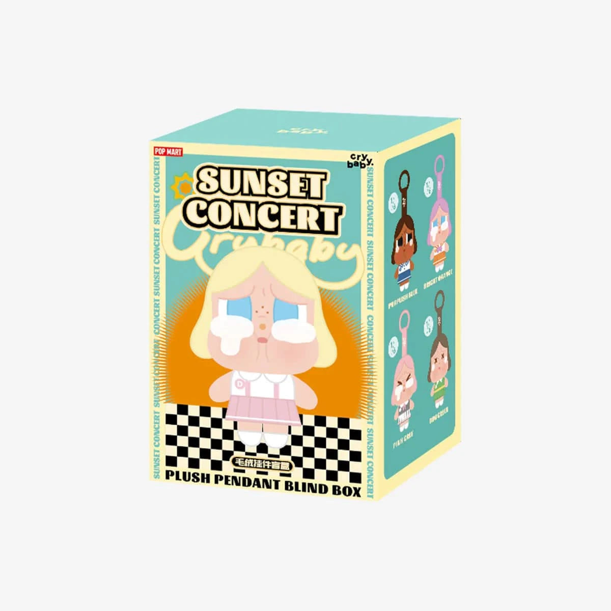 Pop Mart Cry Baby Sunset Concert 日落歌會 毛絨掛件 盲盒（一盒六款，款式隨機） - TOYZHOLIC