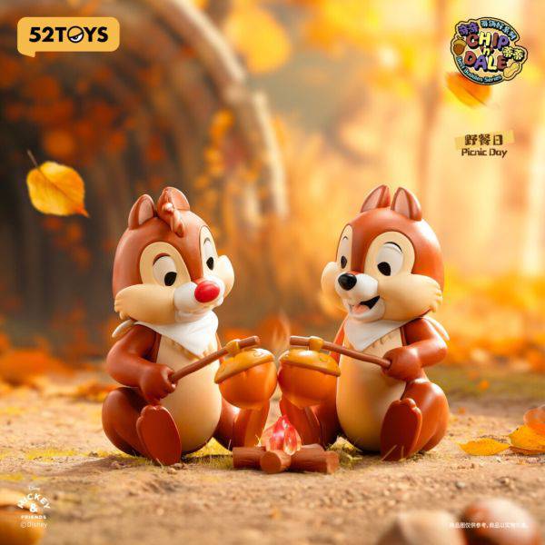 52TOYS Disney 大鼻與剛牙 好友系列 盲盒（一盒八款，款式隨機）Chip & Dale Best Buddies Series Blind Box - TOYZHOLIC