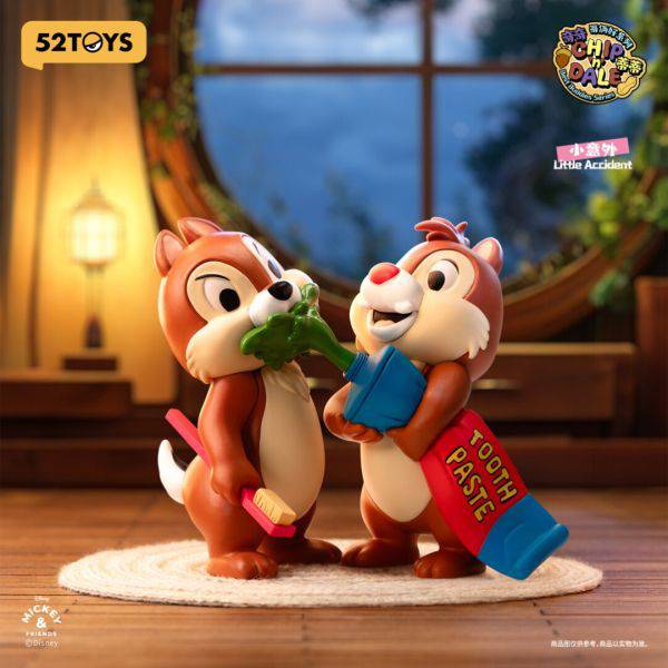 52TOYS Disney 大鼻與剛牙 好友系列 盲盒（一盒八款，款式隨機）Chip & Dale Best Buddies Series Blind Box - TOYZHOLIC