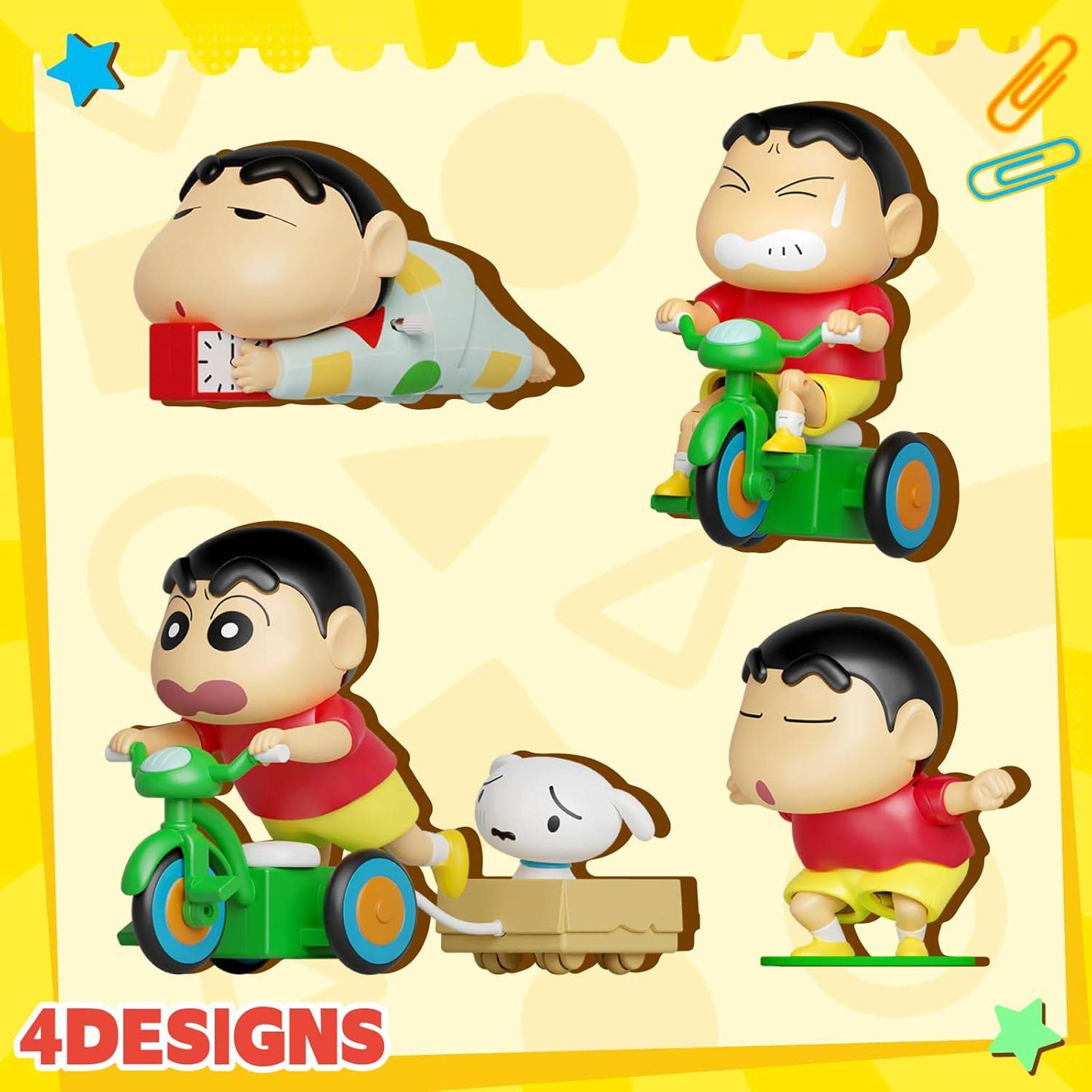 52TOYS  蠟筆小新 動感新生活系列 盲盒（一盒四款，款式隨機）Crayon Shinchan Dynamic Shin-Life Series Blind Box - TOYZHOLIC