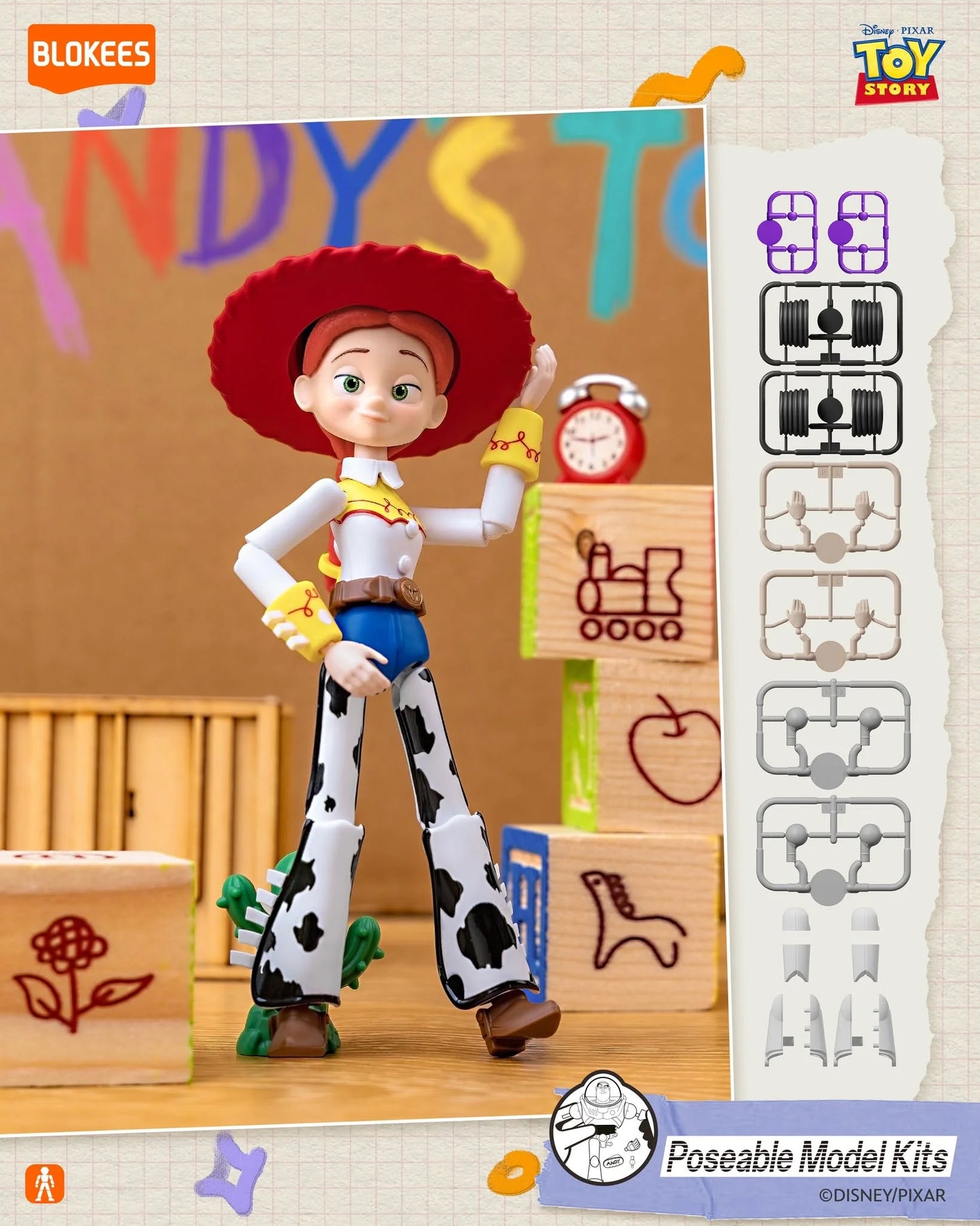 Disney x Blokees 迪士尼反斗奇兵模型 盲盒 Toy Story Elite VERSION 01 EV01 - Friendship Quest Blind Box （一盒六款，款式隨機）
