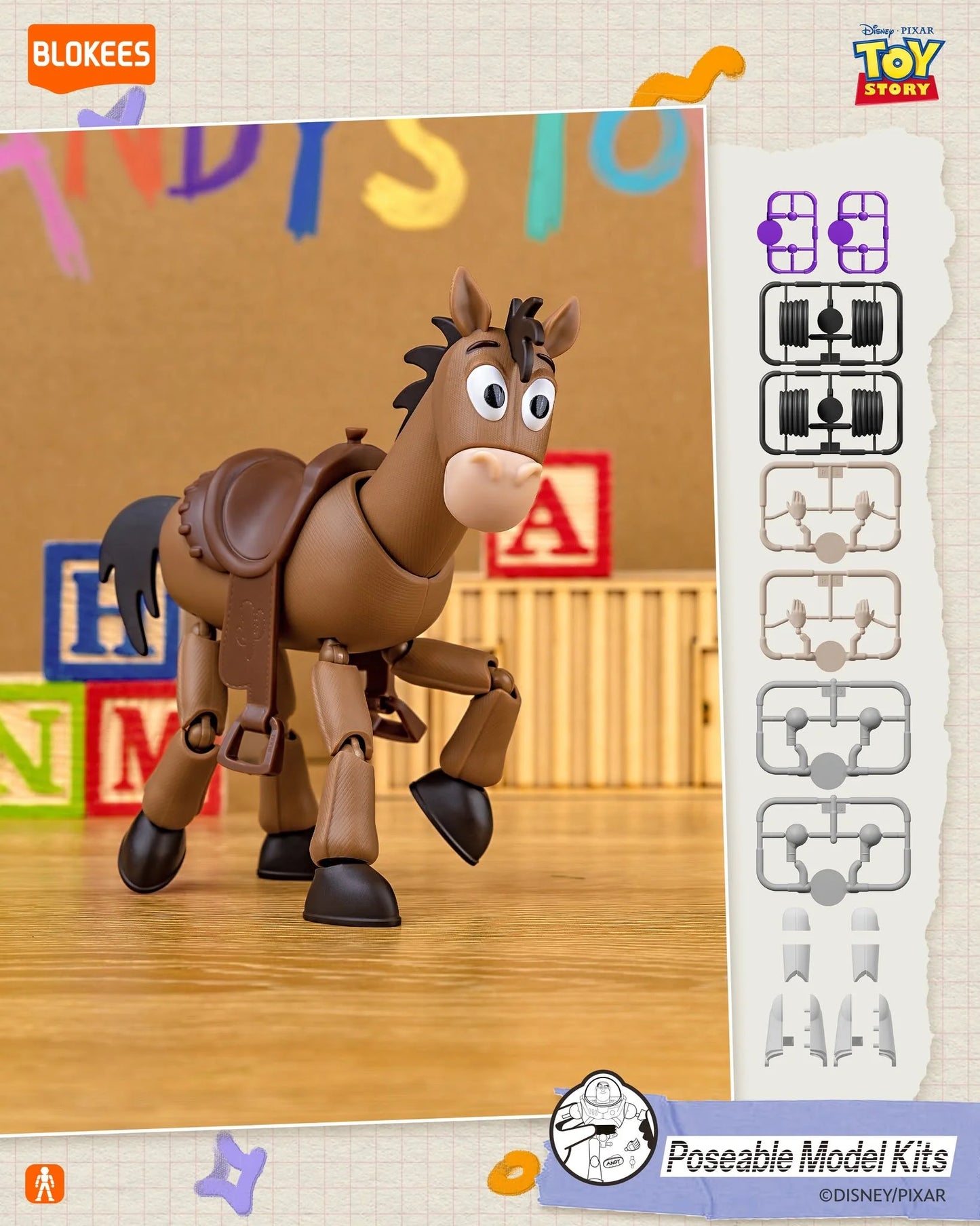 Disney x Blokees 迪士尼反斗奇兵模型 盲盒 Toy Story Elite VERSION 01 EV01 - Friendship Quest Blind Box （一盒六款，款式隨機）