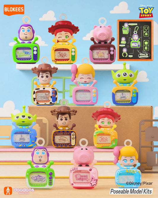 Disney x Blokees 迪士尼反斗奇兵鍵盤掣帽/戒指/掛飾 盲盒 Toy Story Daadoos Fun 01 - Playful Theater Blind Box （一共十五款，款式隨機）
