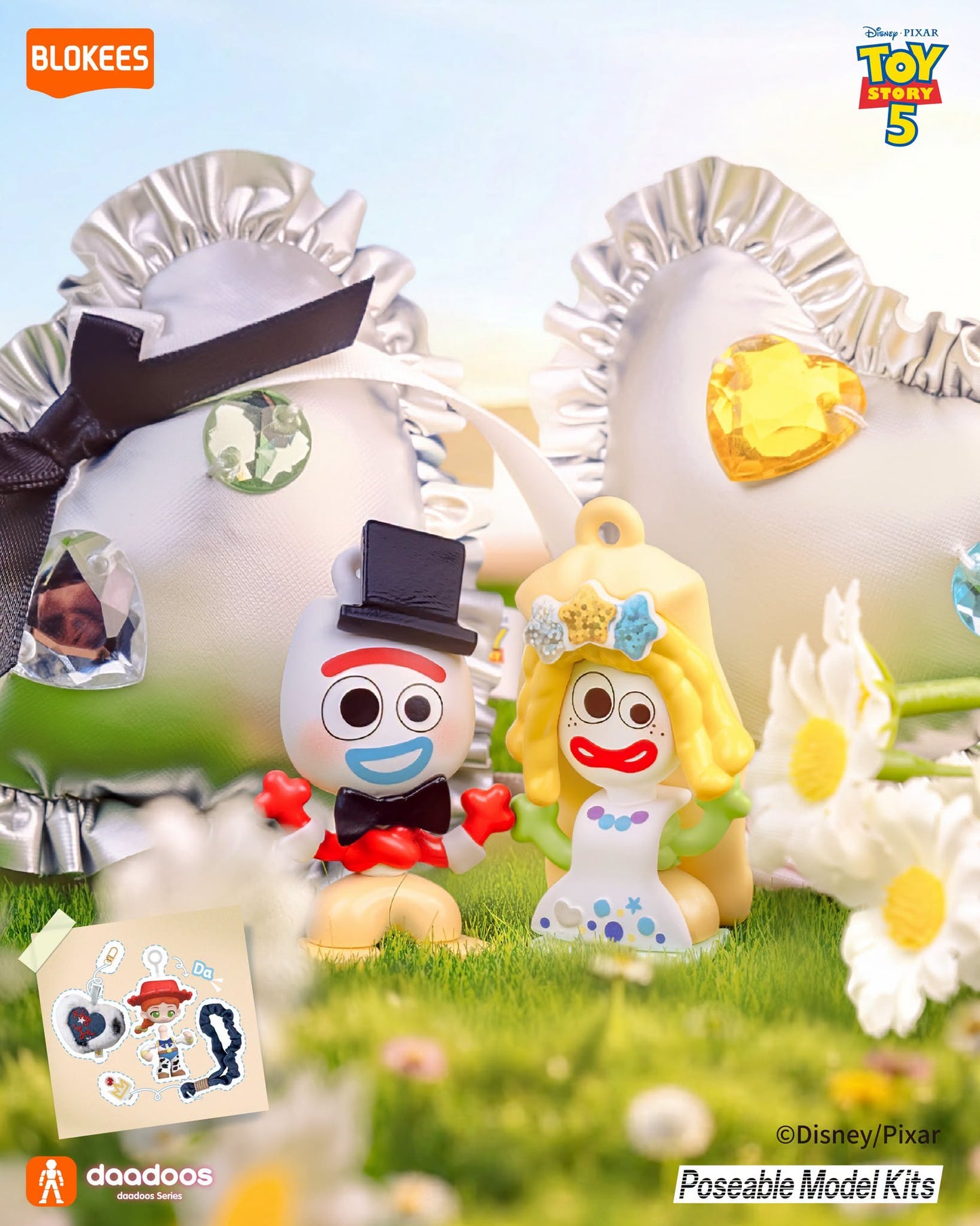Disney x Blokees 迪士尼反斗奇兵電話繩 盲盒 Toy Story Daadoos Art 01 - Heartful Playtime Blind Box （一共七款，款式隨機）