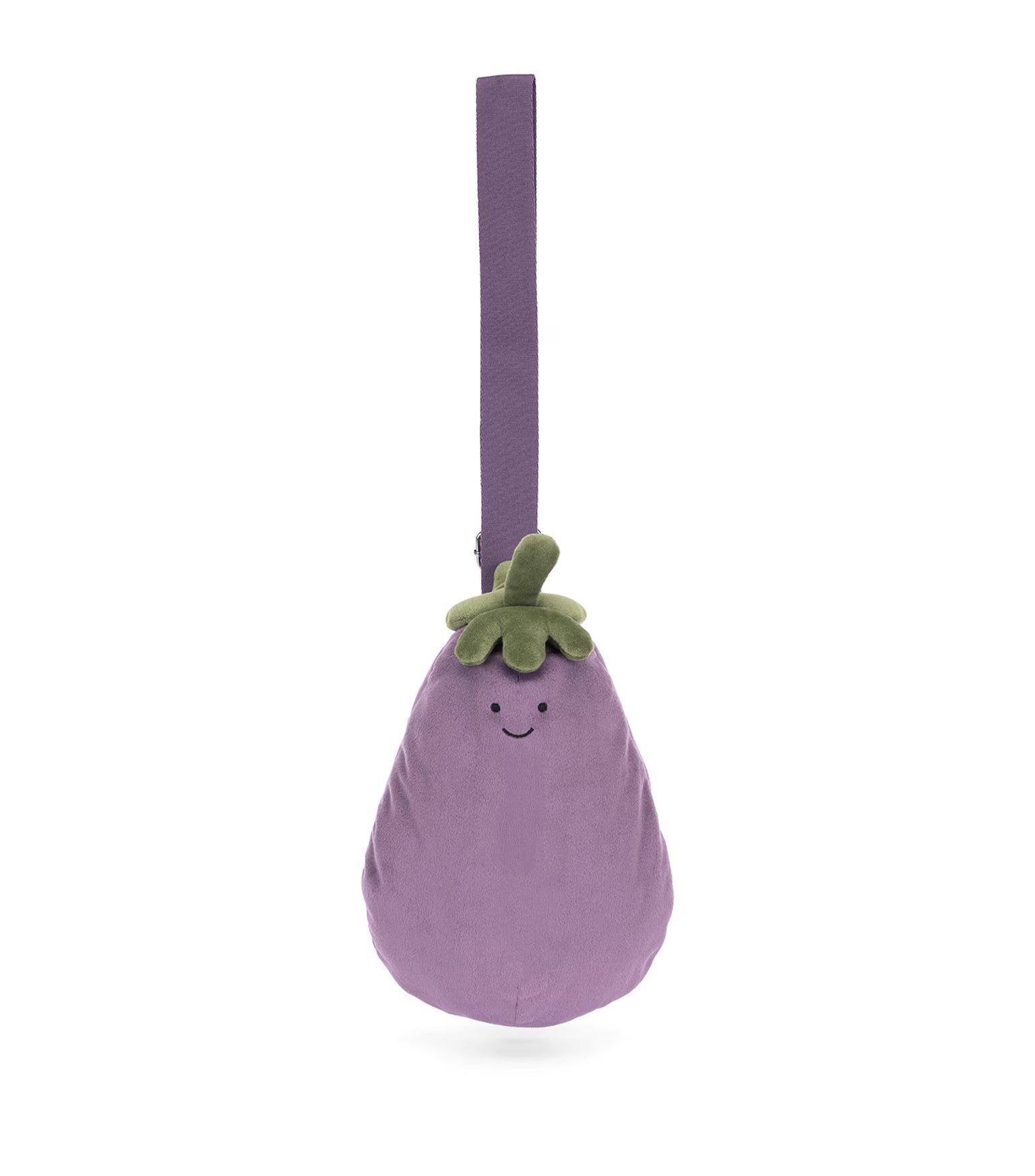 Jellycat 微笑茄子 斜孭袋 Amuseables Aubergine Shoulder Bag - TOYZHOLIC