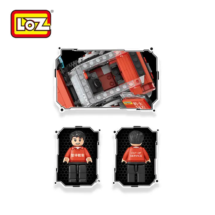 Loz 香港的士 積木機械人 Hong Kong Taxi Building Blocks Robot - TOYZHOLIC
