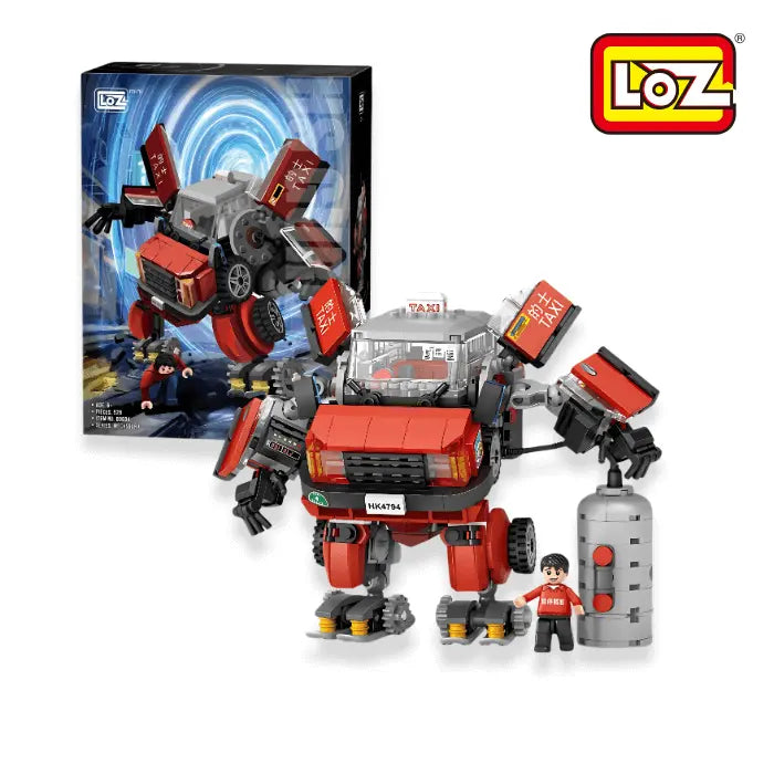 Loz 香港的士 積木機械人 Hong Kong Taxi Building Blocks Robot - TOYZHOLIC