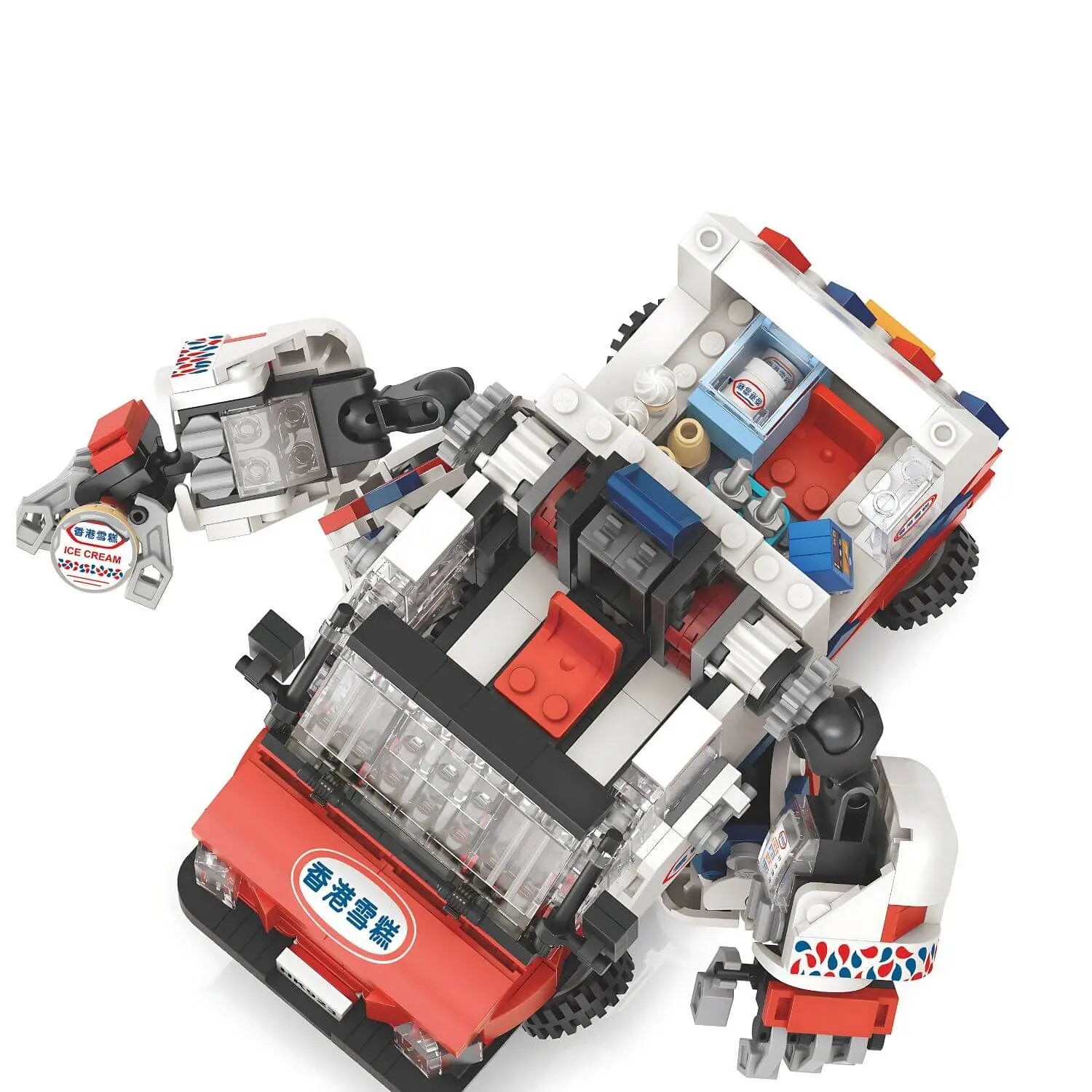 Loz 香港雪糕車 (音樂版) 積木機械人 Hong Kong Ice Cream Truck (Music Edition) Building Blocks Robot - TOYZHOLIC