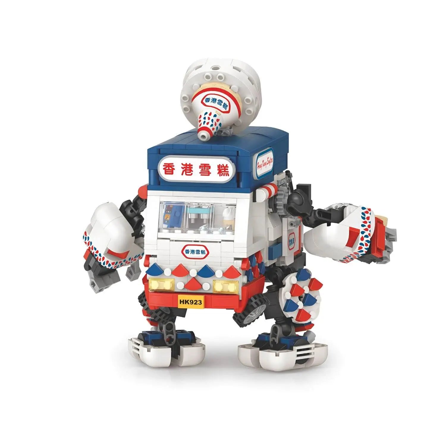 Loz 香港雪糕車 (音樂版) 積木機械人 Hong Kong Ice Cream Truck (Music Edition) Building Blocks Robot - TOYZHOLIC