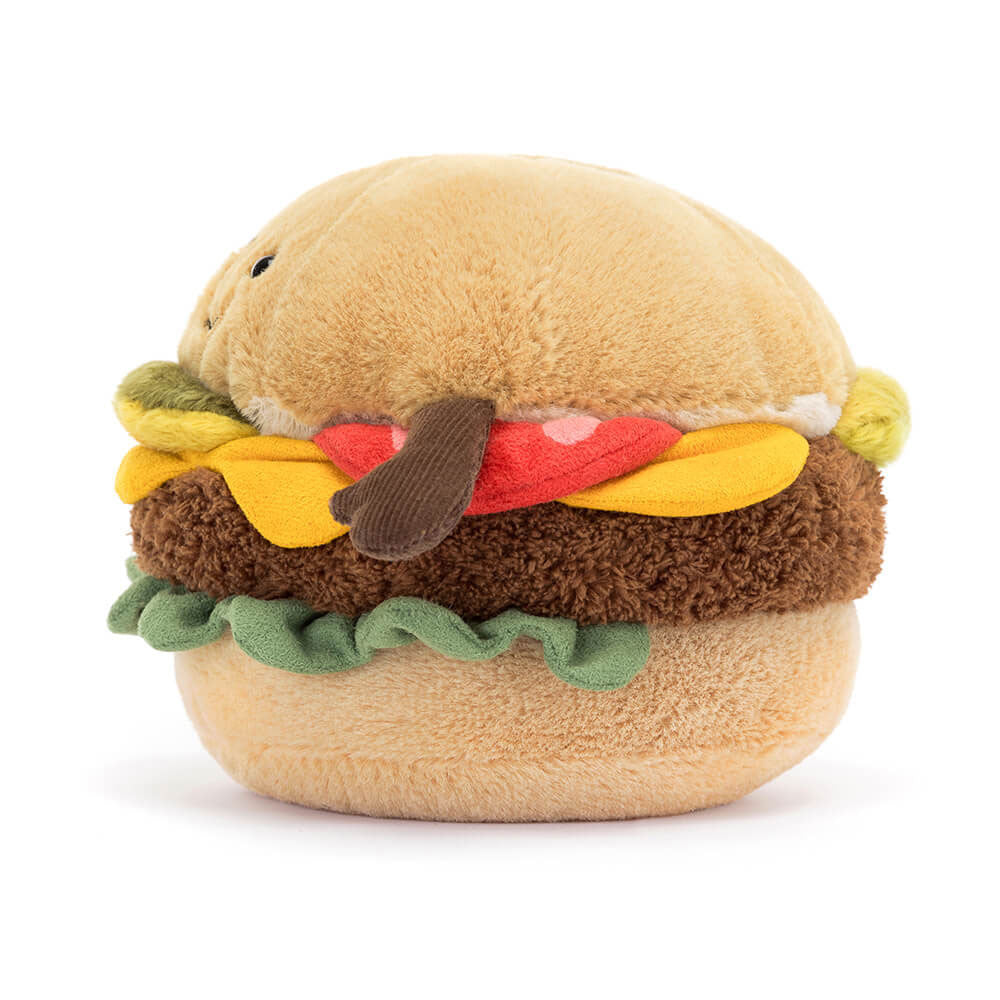 Jellycat 微笑漢堡 公仔 Amuseables Burger Plush - TOYZHOLIC
