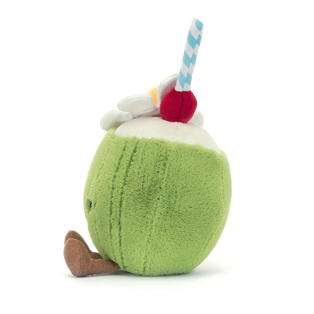 Jellycat 椰子椰青水 公仔 Amuseables Aruba Coconut Soft Toy - TOYZHOLIC