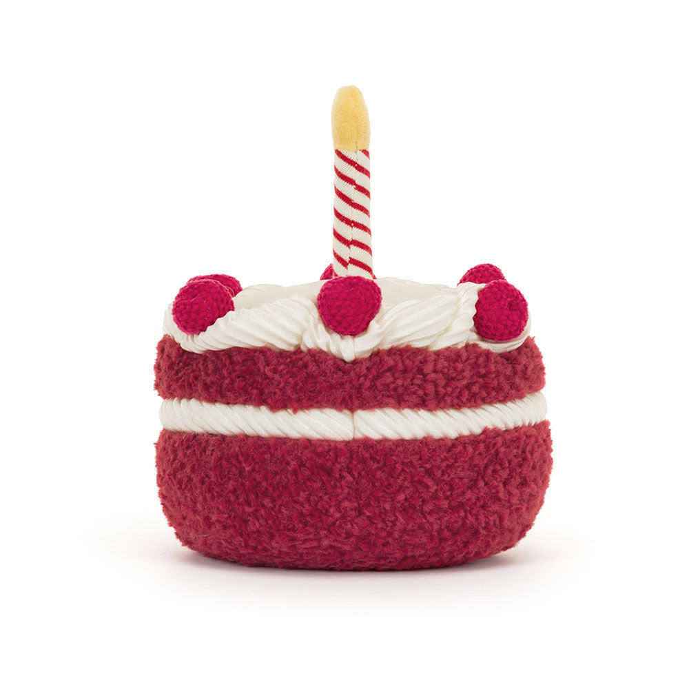 Jellycat 情人節微笑紅絲絨蛋糕 公仔 Amuseables Cheri Cake Plush - TOYZHOLIC
