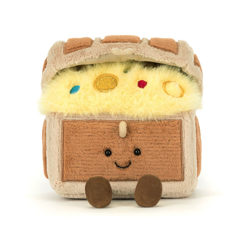 Jellycat 微笑寶箱 公仔 Amuseables Treasure Chest Soft Toy - TOYZHOLIC