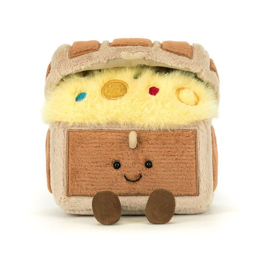 Jellycat 微笑寶箱 公仔 Amuseables Treasure Chest Soft Toy - TOYZHOLIC