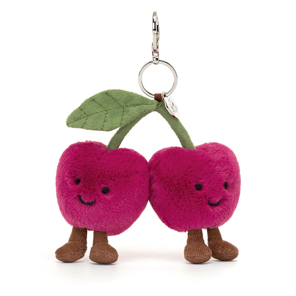 Jellycat 微笑車厘子 公仔掛飾 Amuseables Cherries Bag Charm