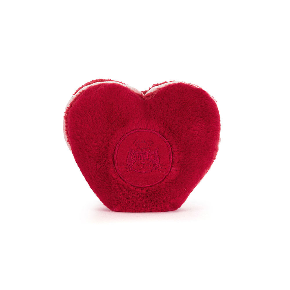 Jellycat 情人節微笑心形馬卡龍 公仔 (粉紅色/ 紅色) Amuseables Heart Macaron Plush (Arlette/ Colette)