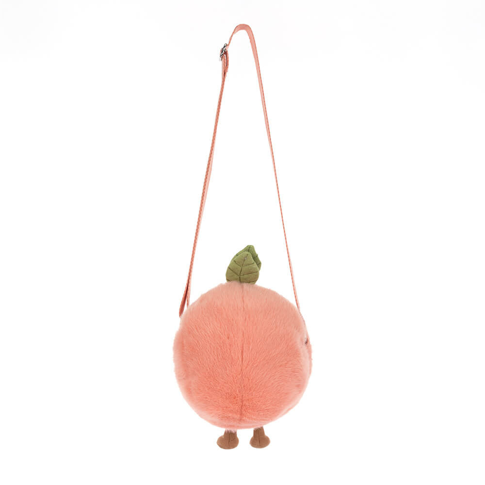 Jellycat 微笑水蜜桃 斜孭袋 Amuseables Peach Shoulder Bag - TOYZHOLIC