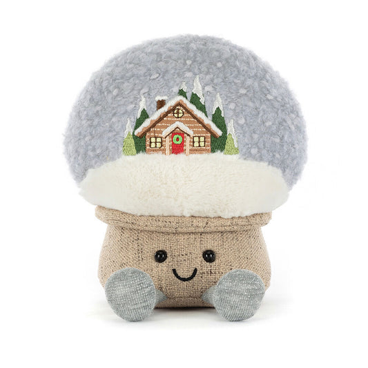 Jellycat 微笑聖誕水晶球 公仔 Amuseables Snow Globe Soft Toy - TOYZHOLIC