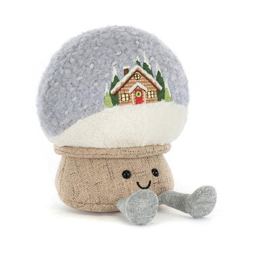 Jellycat 微笑聖誕水晶球 公仔 Amuseables Snow Globe Soft Toy - TOYZHOLIC