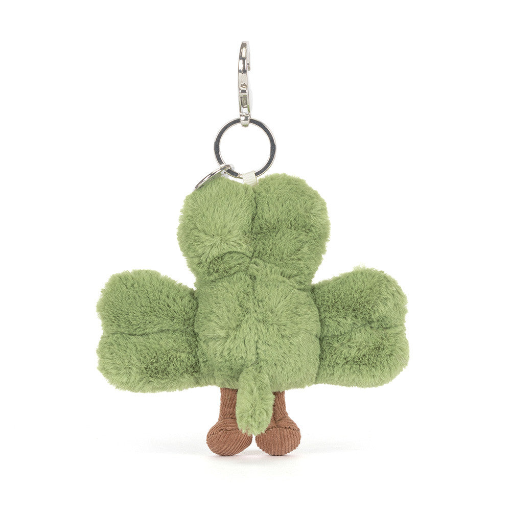 Jellycat 微笑三葉草 鎖匙扣 Amuseables Siofra Shamrock Bag Charm - TOYZHOLIC