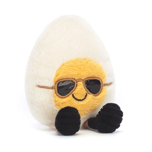 Jellycat 太陽眼鏡雞蛋 公仔 Amuseables Boiled Egg Chic Soft Toy - TOYZHOLIC